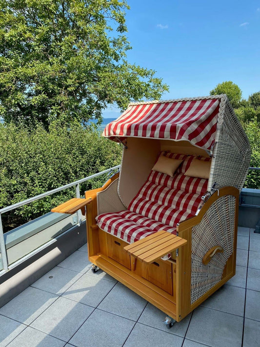 Strandkorb Prieß - Blick auf die Ostsee
