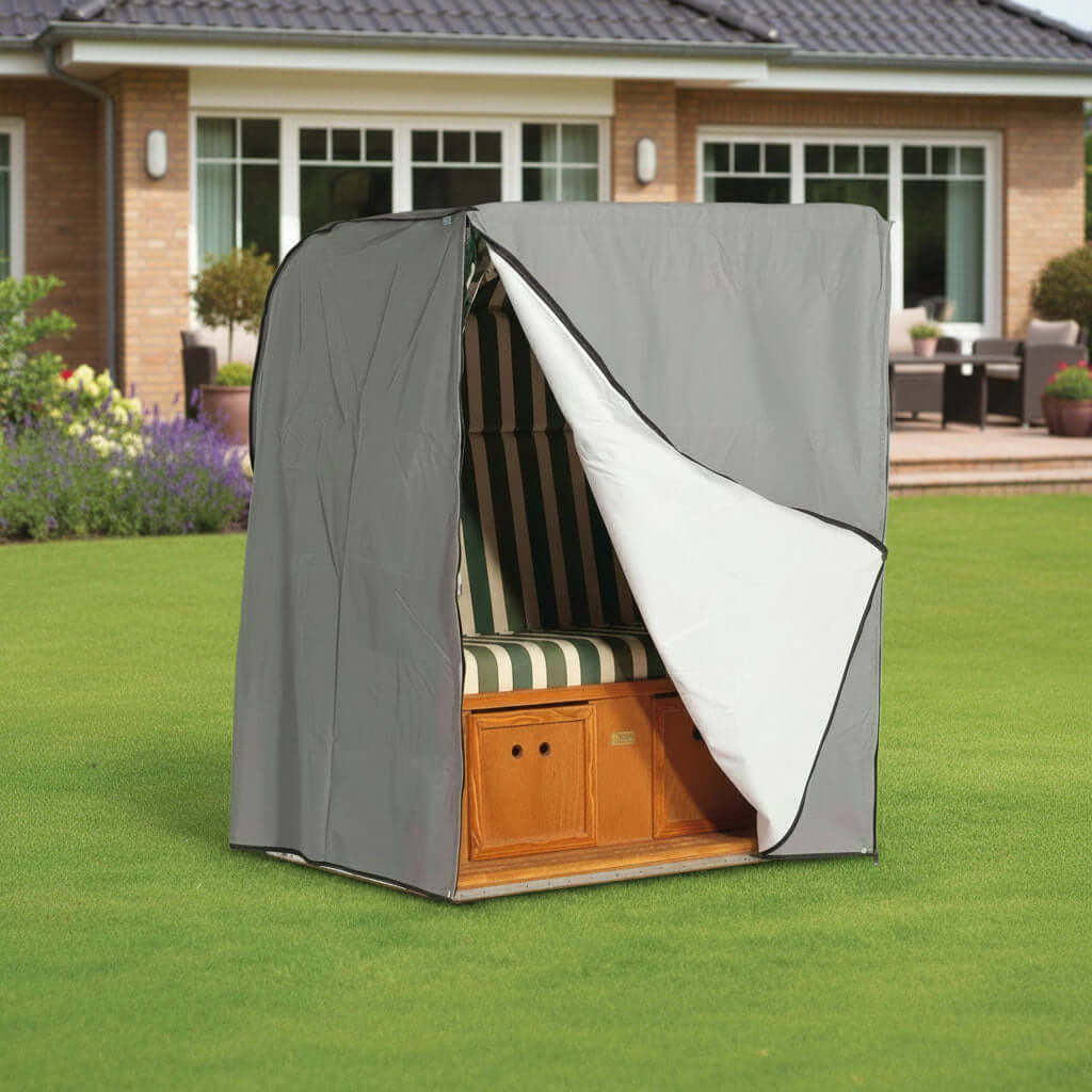 Strandkorb richtig schützen – Schutzhaube, Pflege und Lüften erklärt