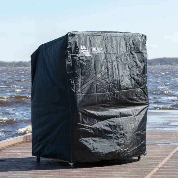 deVries Schutzhülle Premium, atmungsaktiv, Größe XL, Schutz gegen Witterungseinflüsse, schwarze Hülle