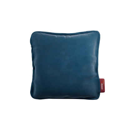 Stoov Heizkissen mit Abschaltautomatik - Kabelloses Wärmekissen mit Flex Akku: 4 bis 6,5 Std. Wärme - Elektrische Wärmflasche für Rücken & Nacken - Ploov³ 45x45 cm Velvet Blau