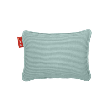 Stoov Heizkissen mit Abschaltautomatik - Kabelloses Wärmekissen mit Standard Akku: 2 bis 4 Std. Wärme - Elektrische Wärmflasche für Rücken & Nacken - Ploov¹ 45x60 cm Gestrickt Grün