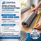 Nagerschutzgitter Fliegennetz Meterware Edelstahl V4A Breite 80cm Fliegengitter, Insektenschutz Gitter, Lichtschachtgitter, Katzenschutzgitter(0,8m / Edelstahl V4A)
