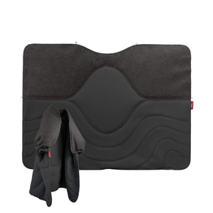 STOOV Huge Hug³ - Heizdecke - Drahtlos - Infrarot-Wärmetechnik - Base Batterie mit bis zu 2 Std. drahtlose Wärme - 135x180 cm - Wollig Beige
