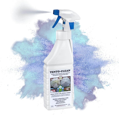 Generisch Stockflecken Entferner Tento-Clean Stockfleckenreiniger 1L Schimmelentferner Stoffe Outdoorstoffe Boot Markise Plane Vogelkot Moder Moos Textilien zahlreiche organische Verschmutzungen