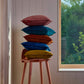 Stoov Heizkissen mit Abschaltautomatik - Kabelloses Wärmekissen mit Flex Akku: 4 bis 6,5 Std. Wärme - Elektrische Wärmflasche für Rücken & Nacken - Ploov³ 45x45 cm Velvet Blau
