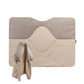 STOOV Huge Hug³ - Heizdecke - Drahtlos - Infrarot-Wärmetechnik - Base Batterie mit bis zu 2 Std. drahtlose Wärme - 135x180 cm - Wollig Beige