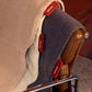 STOOV Big Hug³ - Sitzheizung - Drahtlos - Infrarot-Wärmetechnik - Plus Batterie mit bis zu 2 Stunden drahtlose Wärme - 45x115 cm - Woolly Grey