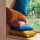 Stoov Heizkissen mit Abschaltautomatik - Kabelloses Wärmekissen mit Flex Akku: 4 bis 6,5 Std. Wärme - Elektrische Wärmflasche für Rücken & Nacken - Ploov³ 45x60 cm Velvet Orange