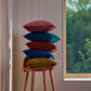 Stoov Heizkissen mit Abschaltautomatik - Kabelloses Wärmekissen mit Flex Akku: 4 bis 6,5 Std. Wärme - Elektrische Wärmflasche für Rücken & Nacken - Ploov³ 45x45 cm Velvet Blau