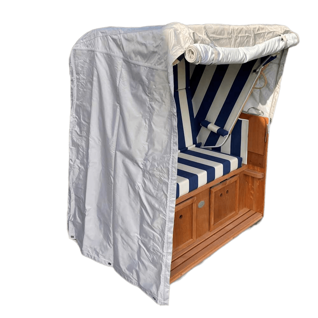 1-Sitzer Universal Robust Premium Plus Strandkorbschutzhülle, atmungsaktive Schutzhülle für Strandkorb BTH 103x93x165/140 cm