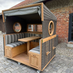 Sylter Gosch-Lounge aus Teakholz Design 981