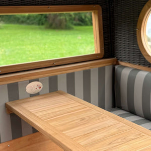 Sylter Gosch-Lounge aus Teakholz mit Tisch, Design 981