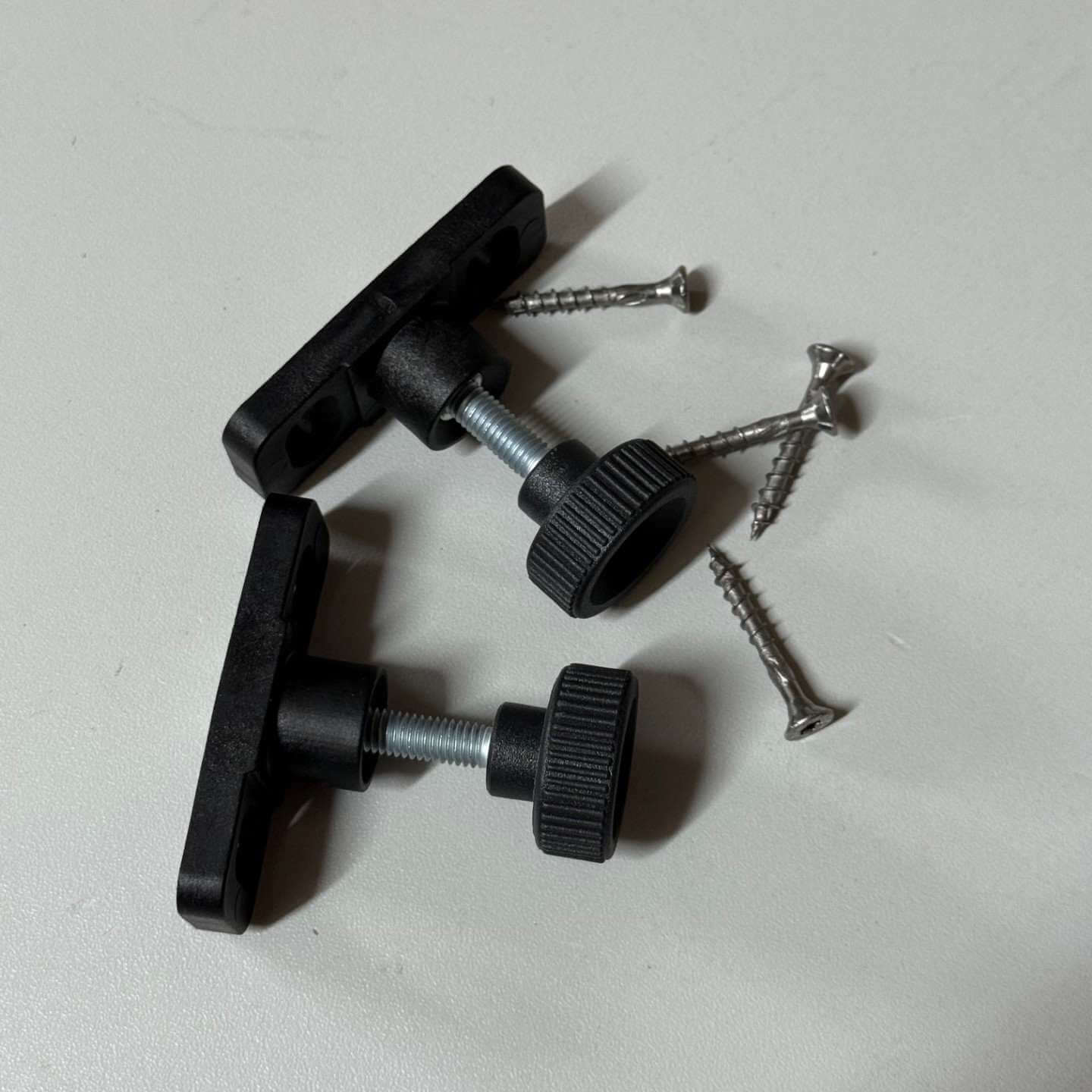 Sonnenmarkise mit Rändelschraube, Nachrüst-Set mit Rändelrädern und Schrauben für Strandkorb