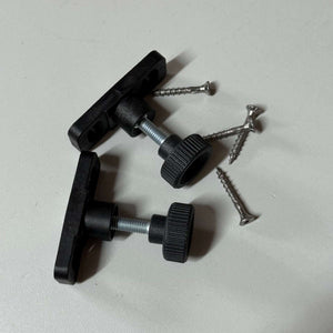 Sonnenmarkise mit Rändelschraube, Nachrüst-Set mit Rändelrädern und Schrauben für Strandkorb