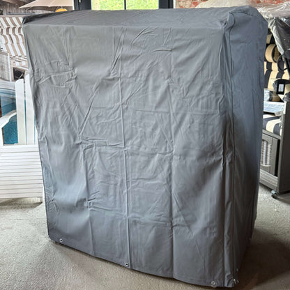Prieß Schutzhülle in Grau als wetterfeste Abdeckung für Möbel, ganzjähriger Schutz im Außenbereich