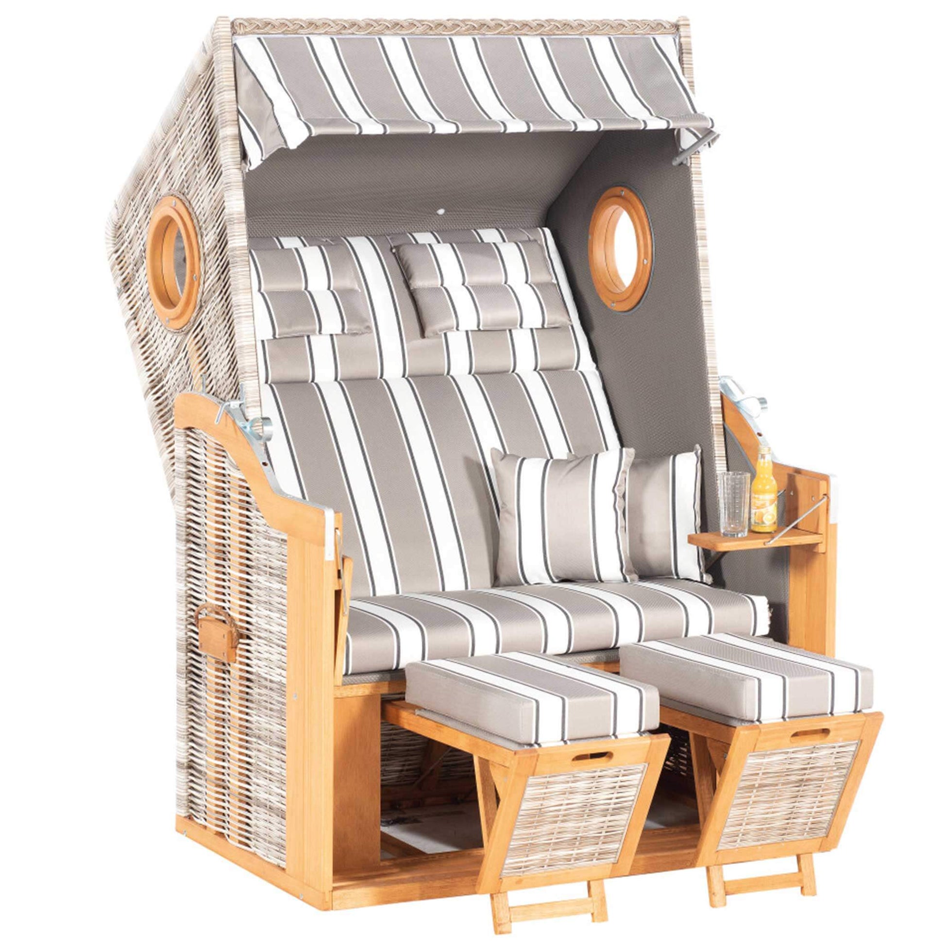 Strandkorb 34 Z mit Bullauge freigestellt