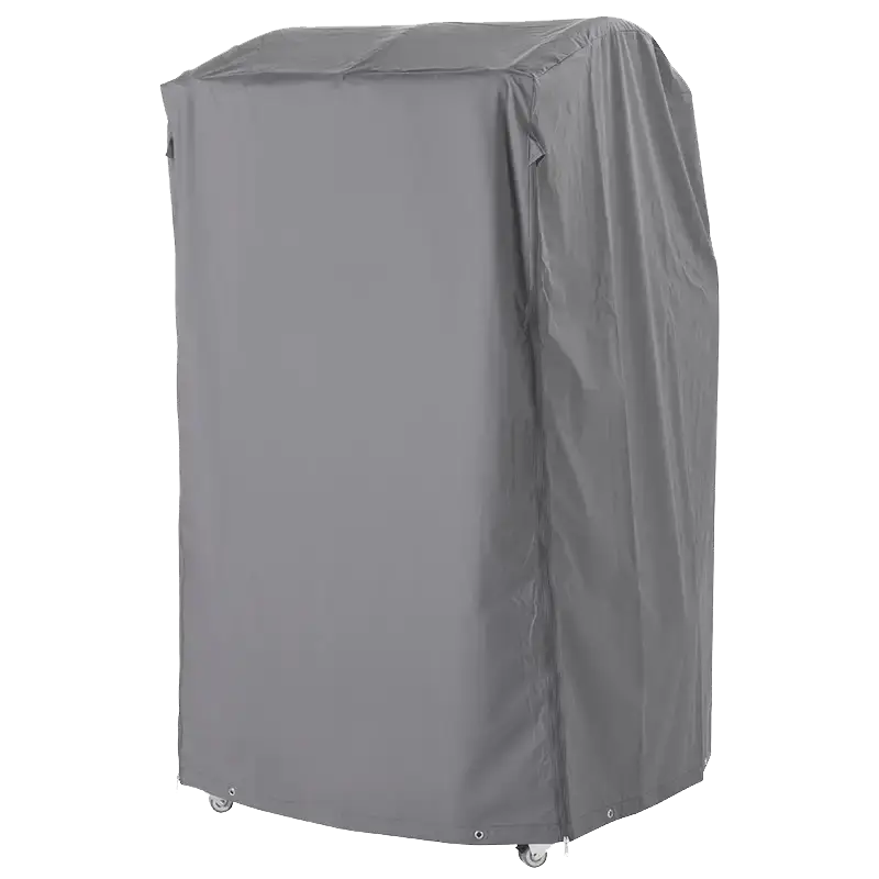 TeakSafe Schutzhaube für Strandkorb List in grau, atmungsaktiv, wasserdicht und reißfest, Größe BTH ca. 90/85/155 cm.