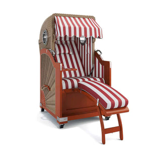 Strandkorb List Mahagoni 85cm Rattangeflecht Dessin Hannover 95403 - Strandkorb Prieß