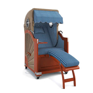 Strandkorb List Mahagoni 85cm Rattangeflecht Dessin Hannover 95405 - Strandkorb Prieß