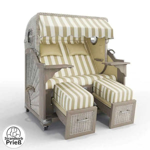 Strandkorb Strandkorbprofi Munkmarsch Teak Vintage white washed Cad-z_camel-ecru_32707_Bullauge - Strandkorb Fachhandel Prieß