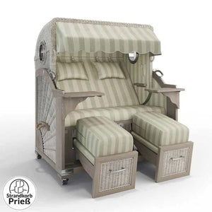 Strandkorb Strandkorbprofi Munkmarsch Teak Vintage white washed Innsbruck_sand_42639_Bullauge - Strandkorb Fachhandel Prieß