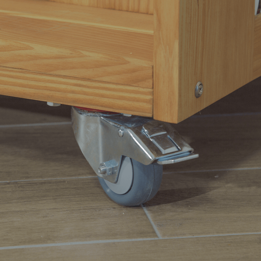 Fahrrollen für Strandkorb von Tente, ideal für einen einfachen Transport von Strandkörben.