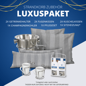 Luxuspaket für Strandkorb mit Heizung - Strandkorbprofi Zubehör