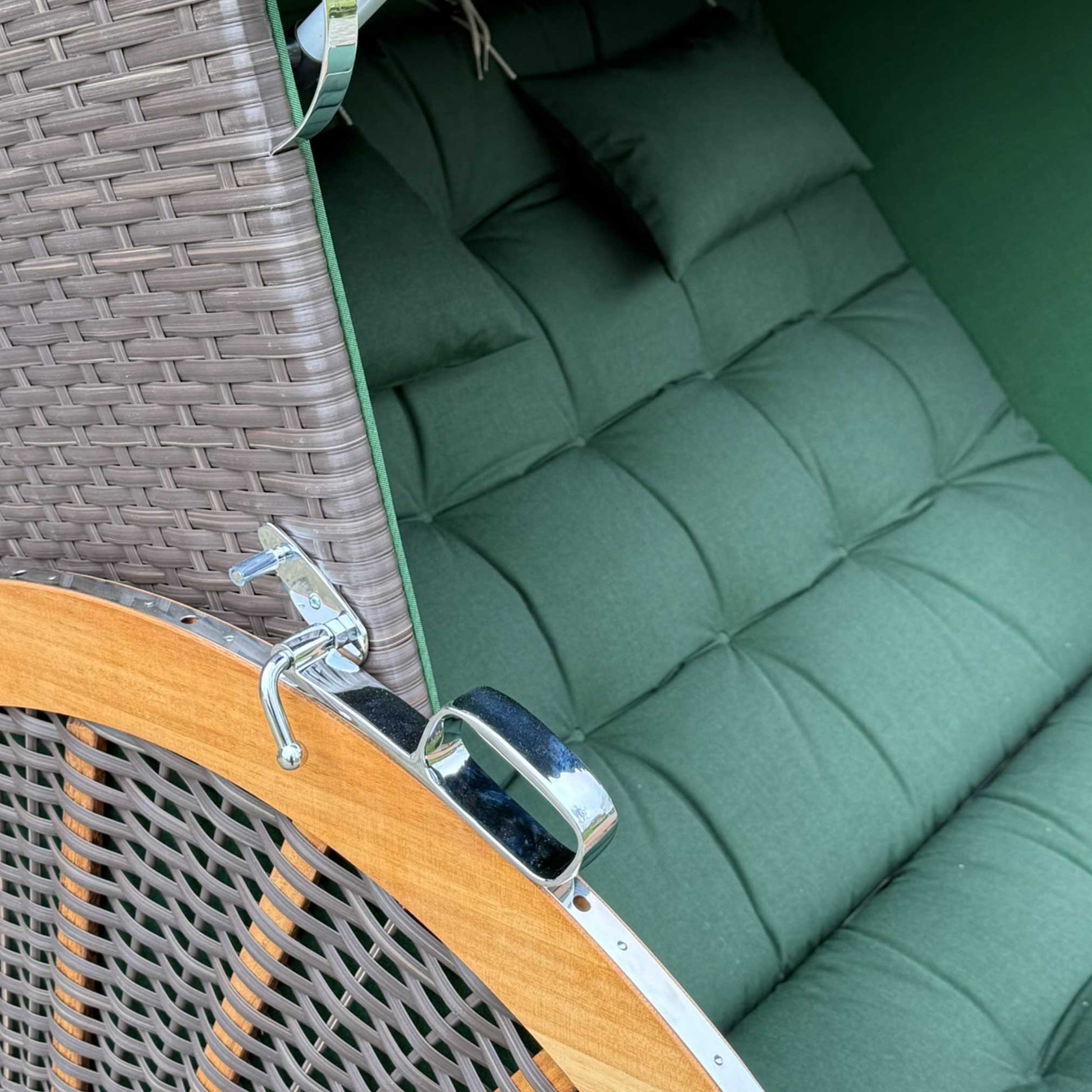 Strandkorb Prieß grün