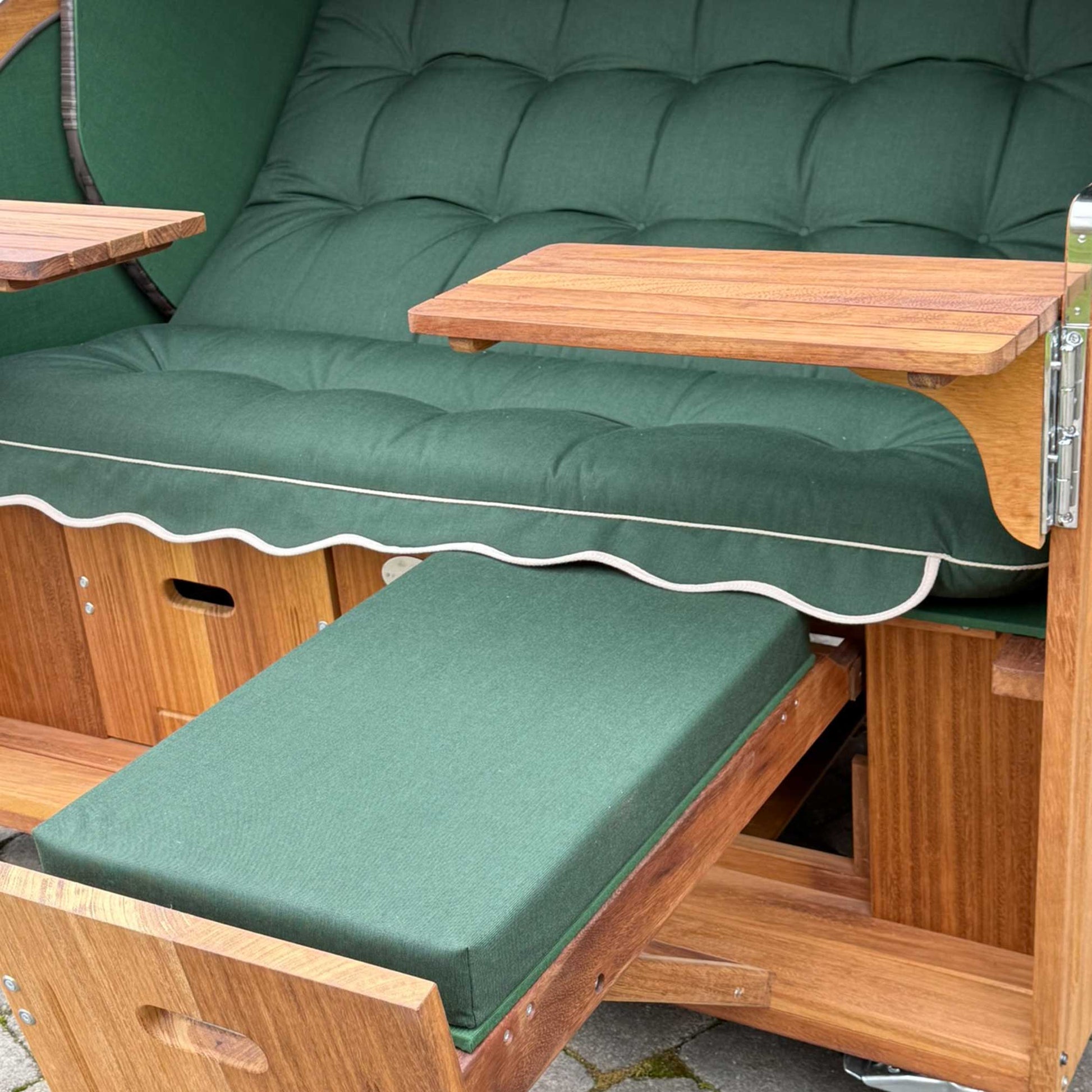 Strandkorb Prieß grün