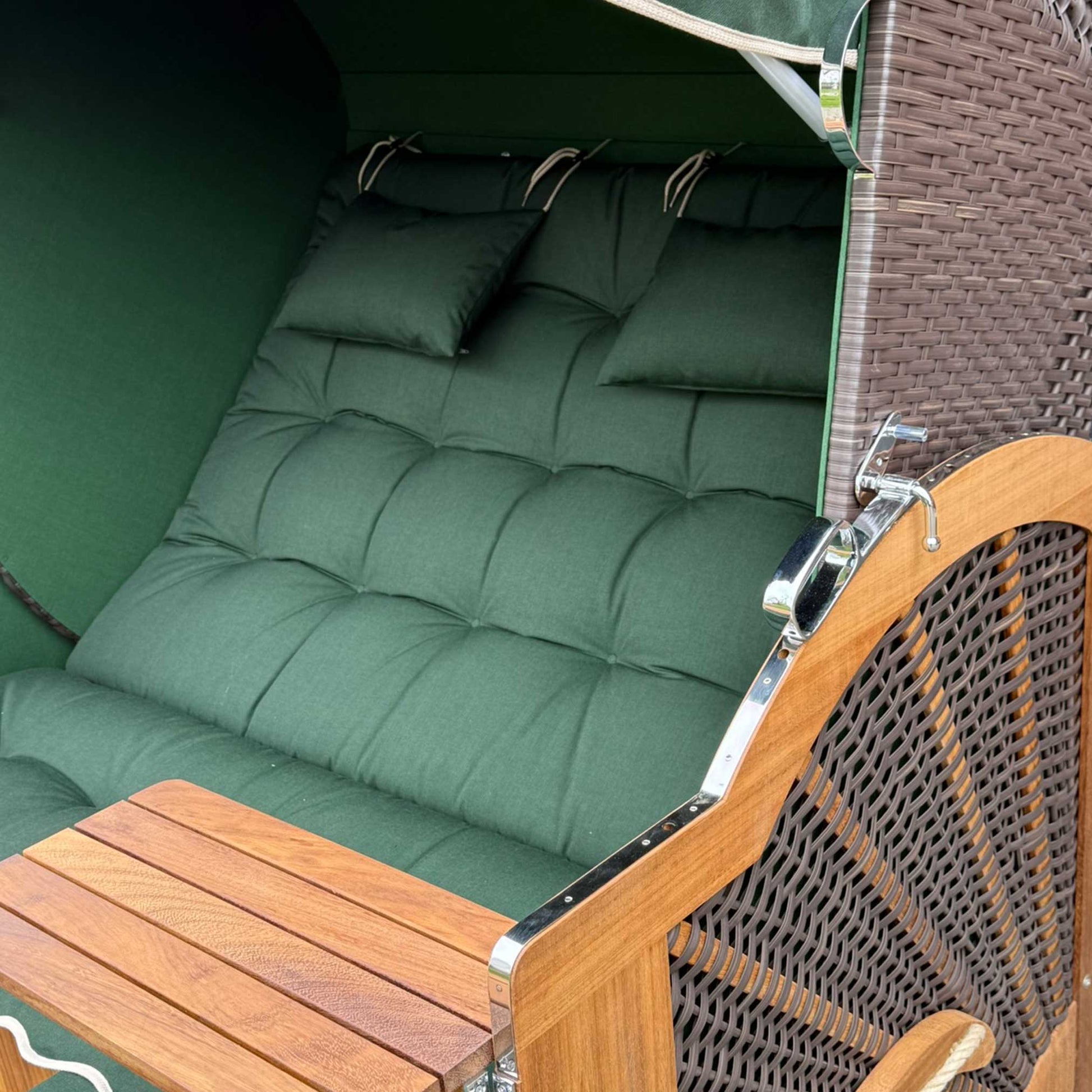 Strandkorb Prieß grün