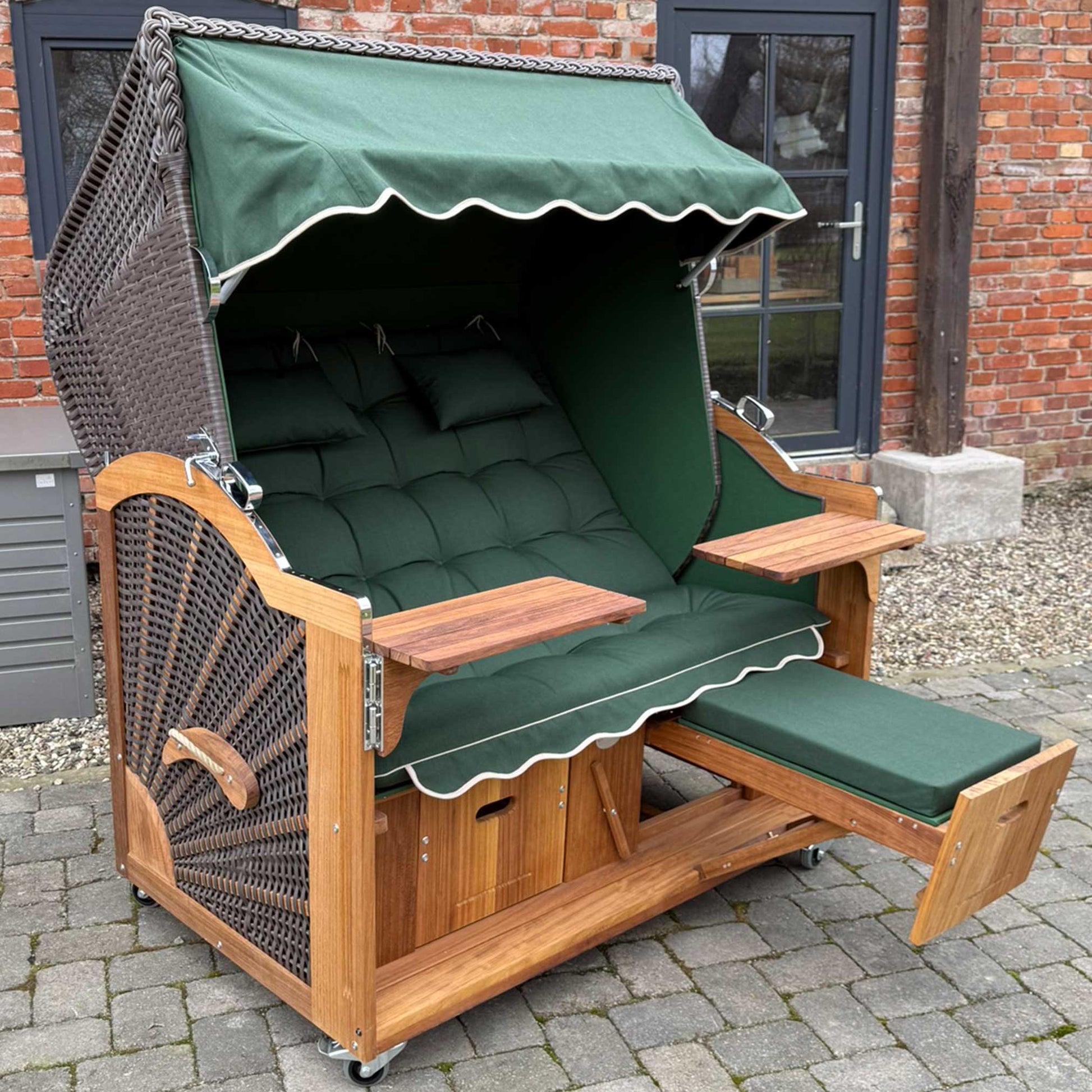 Strandkorb Prieß grün