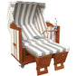 Strandkorb Standard Eggers grau weiss