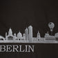 Strandkorb Mr. Deko Skyline Düne Bullaugen Teak PE grey 2 Sitzer Dessin Berlin