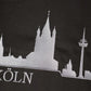 Strandkorb Mr. Deko Skyline Düne Bullaugen Teak PE grey 2 Sitzer Dessin Köln