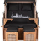 Strandkorb Mr. Deko Skyline Düne Bullaugen Teak PE shell 2 Sitzer Dessin Bremen WK