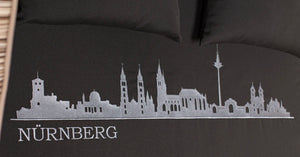 Strandkorb Mr. Deko Skyline Düne Bullaugen Teak PE shell 2 Sitzer Dessin Nürnberg