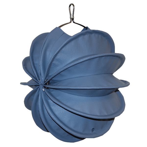 Garten Lampion Barlooon in taubenblaugrau Ø 30 cm oder größer